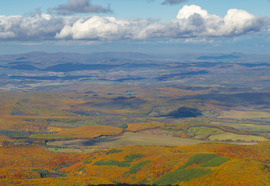 Őszi panoráma a Kékestetőről