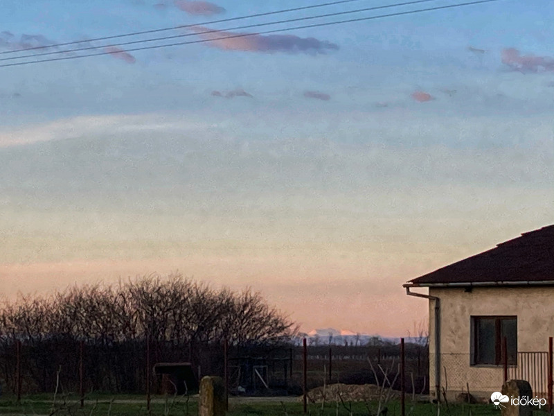 Távoli fehérség :) Esti lát kép 