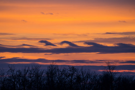 Kelvin-Helmholtz felhők Perkátáról