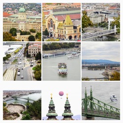 A hegyről nézve egy felhős napon