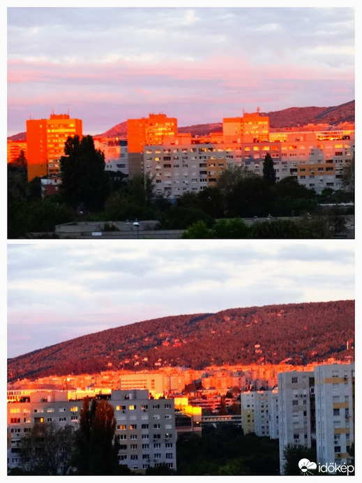 ellenoldali fények napkeltekor