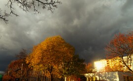 ma változatos idő volt a front előtt