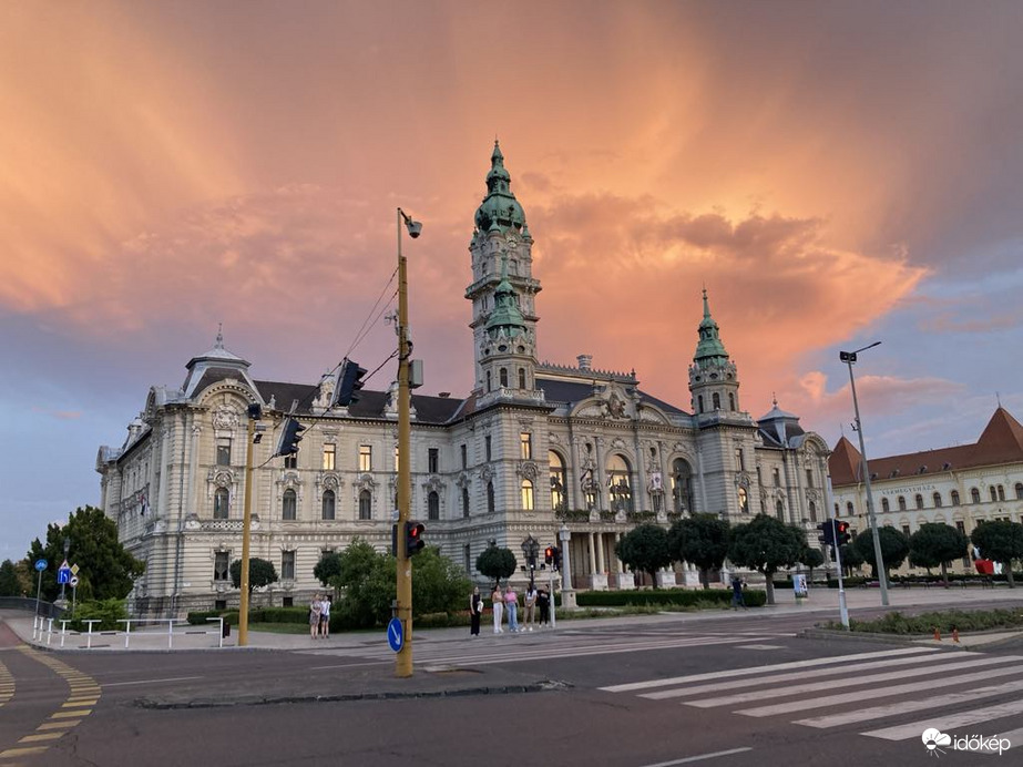 Győri naplemente