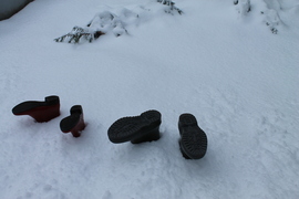 Szentendre, kicsit elbuktunk a gyönyörű 170 cm-es hóban (pontosítva 170 mm :))