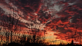 Lemenő nap fényei,színei