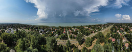 Badacsony felett gyűlnek a felhők