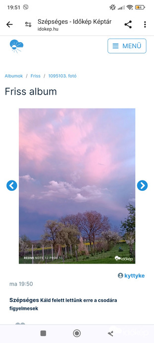 Észlelési fényképek