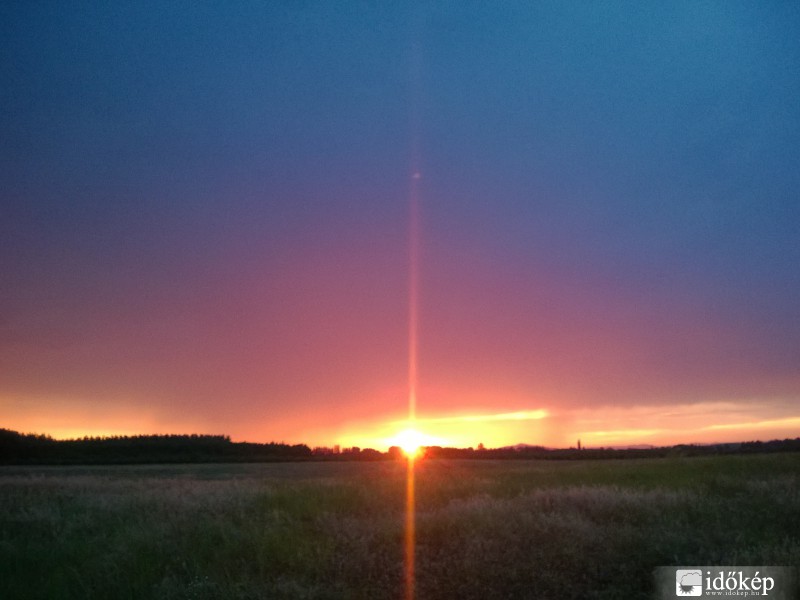 Kedd esti naplemente