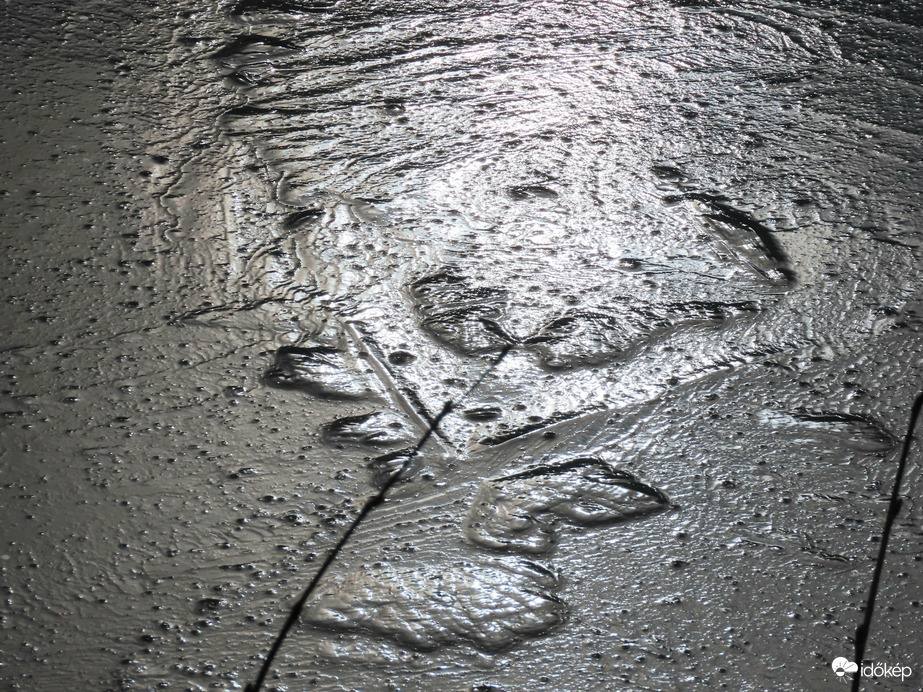 Jégminták napfénnyel