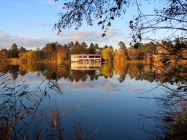 Délutáni látkép a Csónakázó-tónál