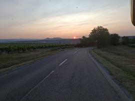 Napfelkelte, Egerszalók előtt.