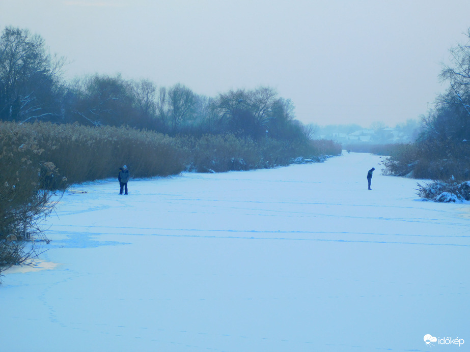 séta a jégen