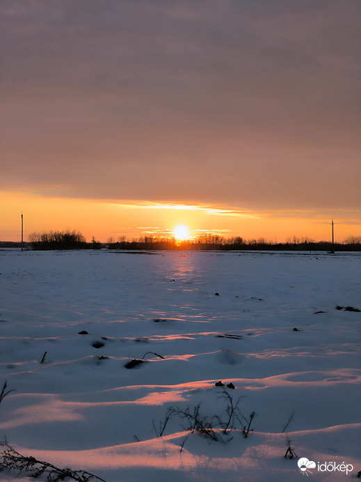 Hó és esti búcsú 