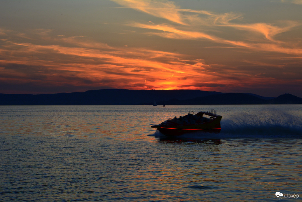 Festői naplemente Fonyódon 08.07.