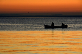Naplemente utáni pillanatok a Garda-tónál 12.13.