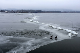 Jégbe zárt világ Keszthelyen 01.20.