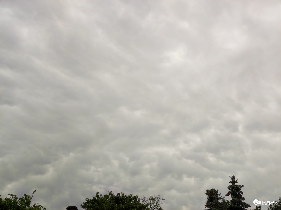 Kora reggeli mammatus felhők 