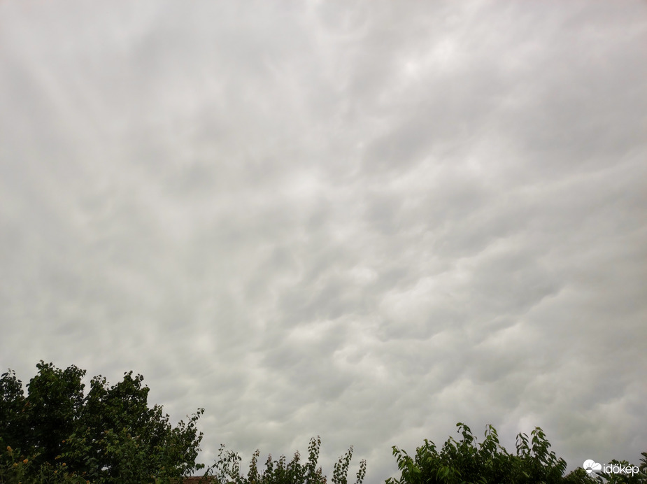 Kora reggeli mammatus felhők 
