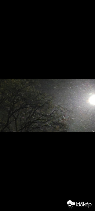 Hószállingózás erős széllel 11.21.