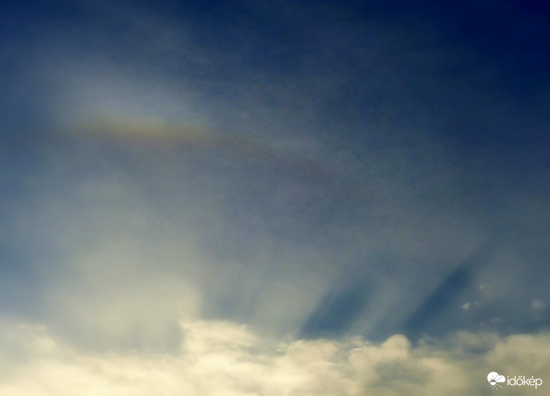 Halo-ív és tyndall sugarak