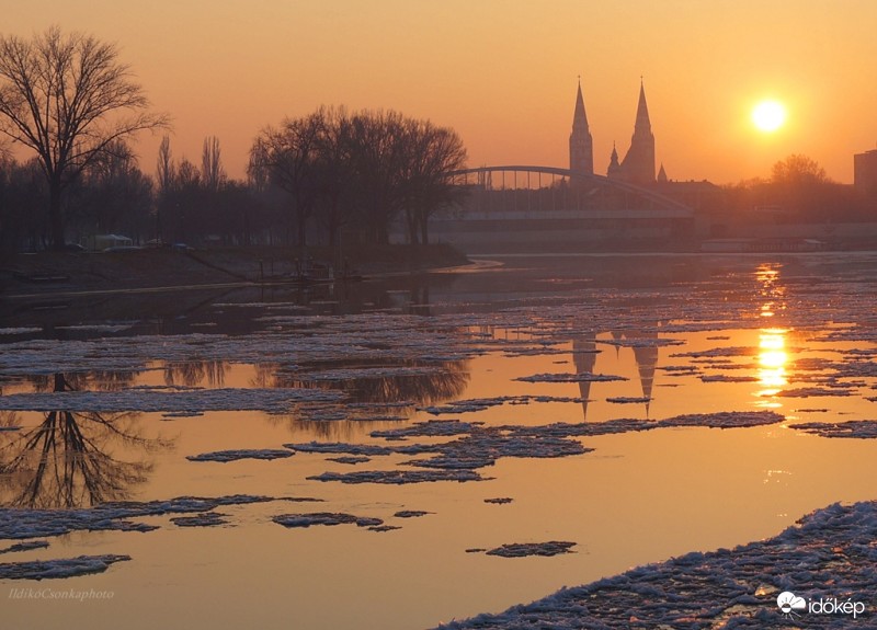 A jeges Tisza Szegednél