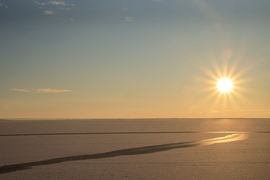 Mintha nem is a Balaton jege volna…