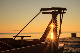 Nádvágó napfényben