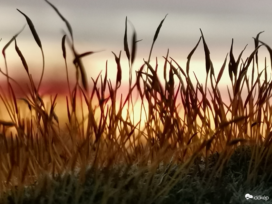 Naplemente nemzeti színekben...