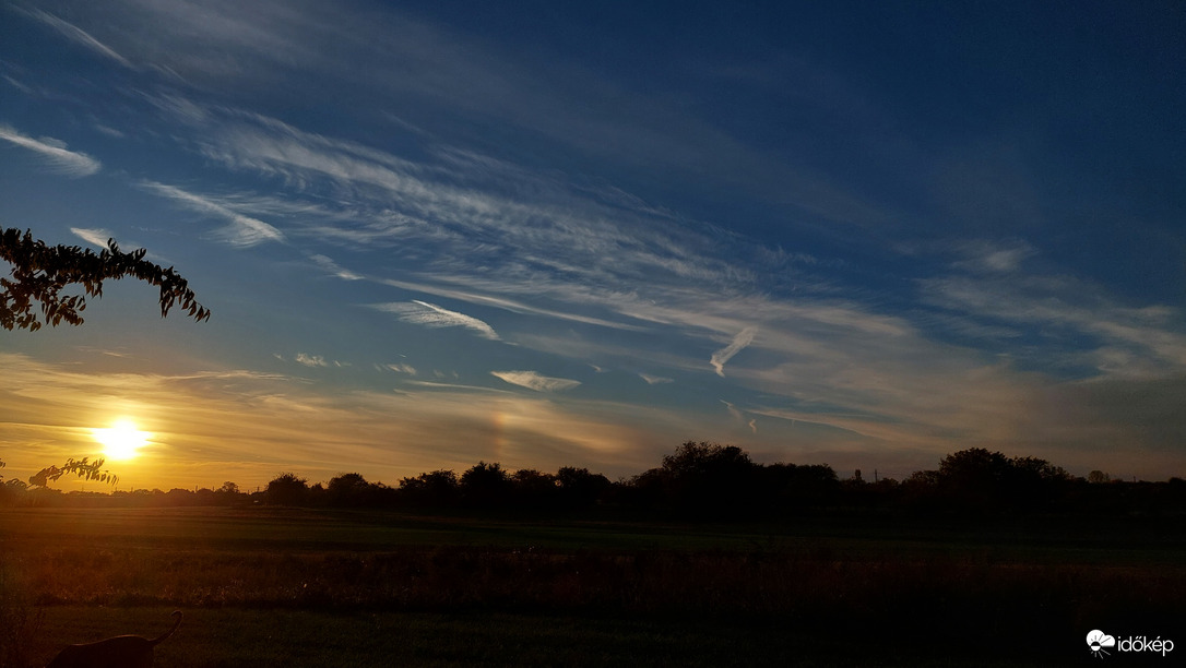 Irizálás halványan