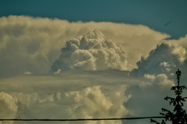 Makói vihar a távolból