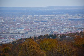 Őszi kilátás Normafáról 