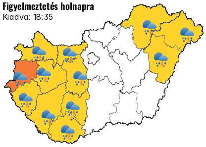 Időjárási grafikonok, térképek