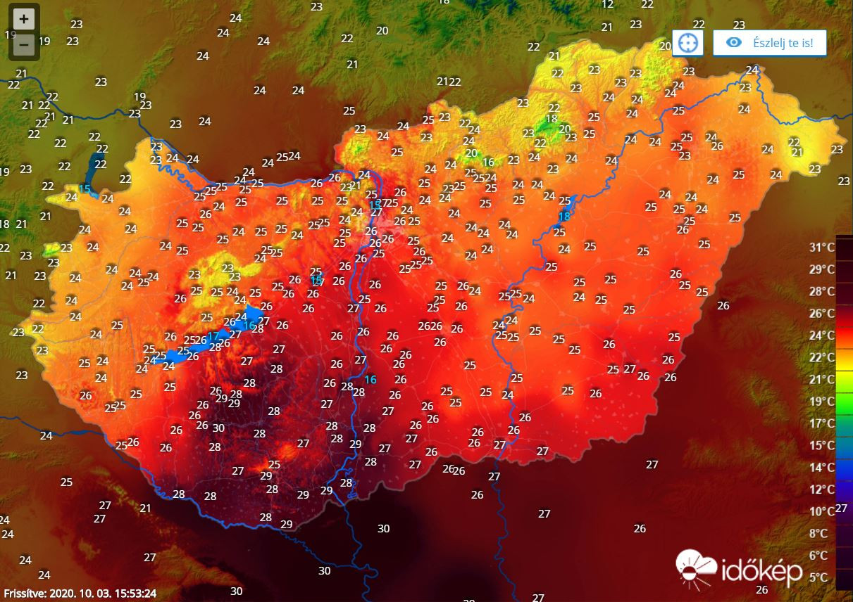 Hőtérkép - 2020.10.03.