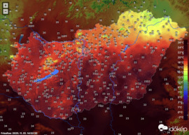 Hőtérképünk