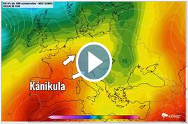 850 hPa-os hőmérséklet