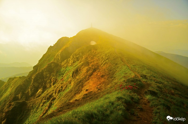 Közel a hegytetőhöz