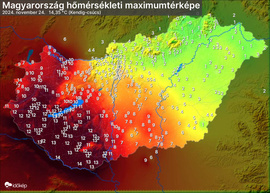 Időjárási grafikonok, térképek