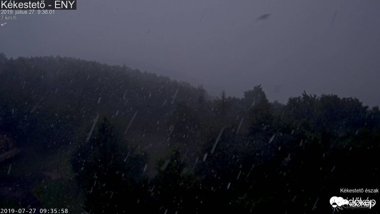 Kékestető Webkamera #2 Délelőtti esőzés