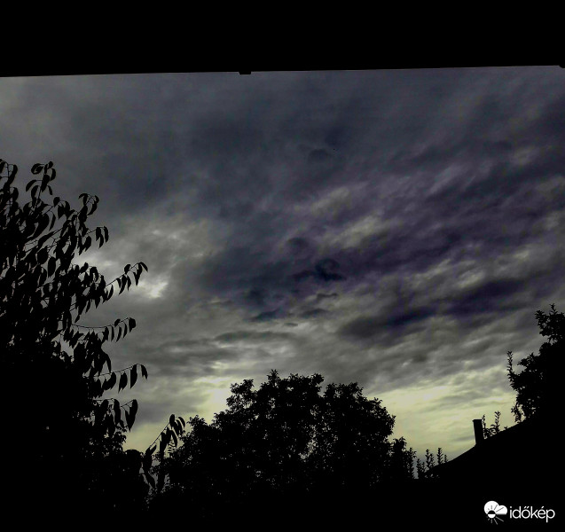Zivatar érkezése 