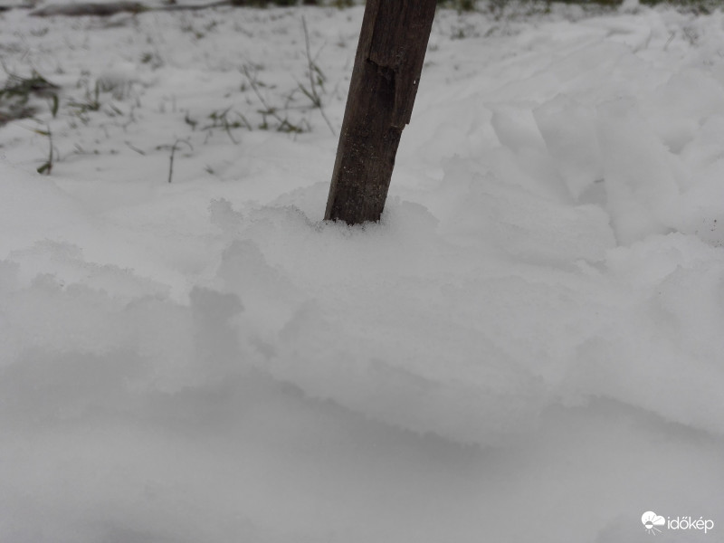 4cm hó hullott