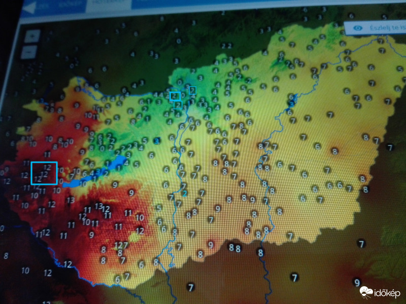 12°C fokos különbség 