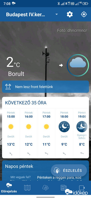 Észlelési fényképek