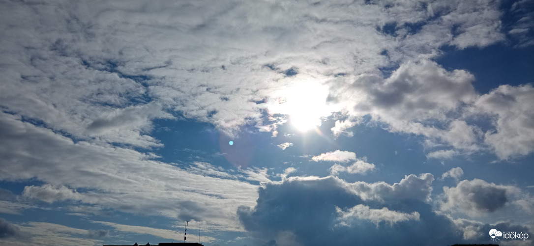 Budapest +4⁠ºC, szeles, hideg. Felhőátvonulás 