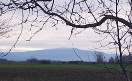 Kékestető kis hósapkában,