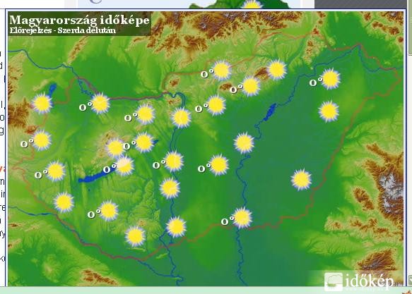 Nagyon hideget jósolnak holnapra 