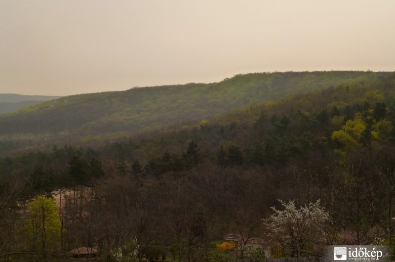 Afrikai homok a levegőben