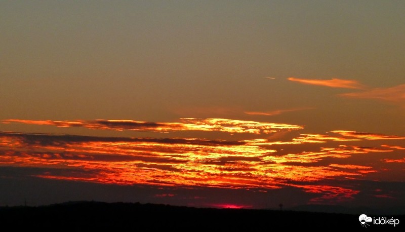 Naplemente Gödöllő felett