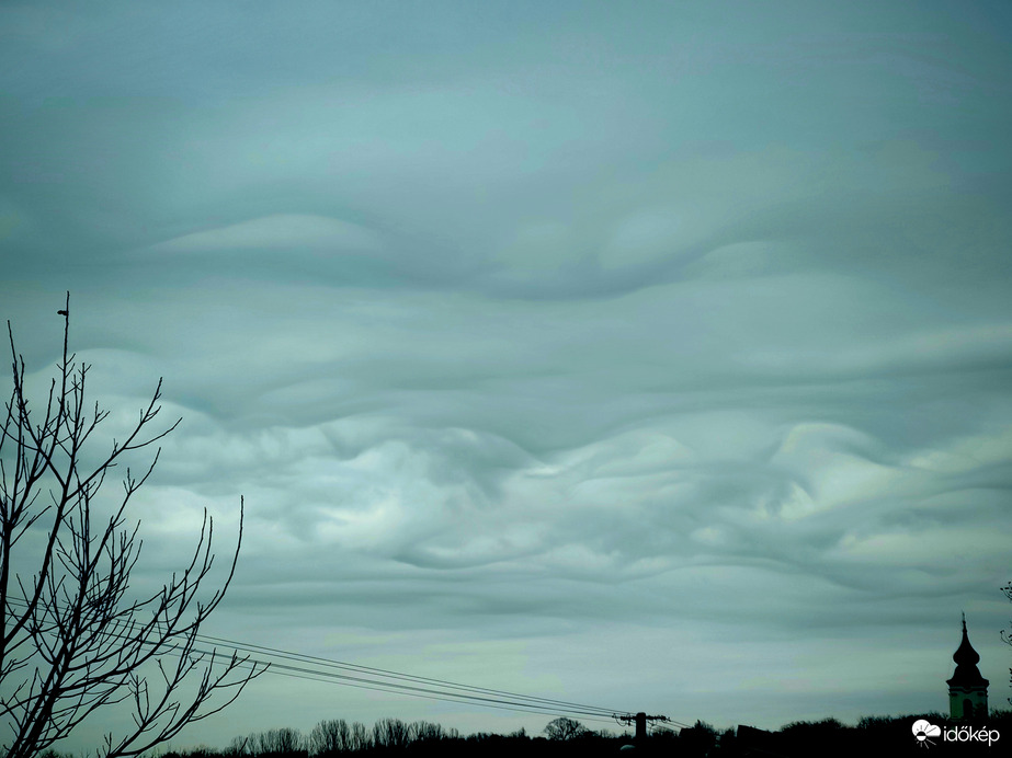 Tegnapi felhőcsoda. 