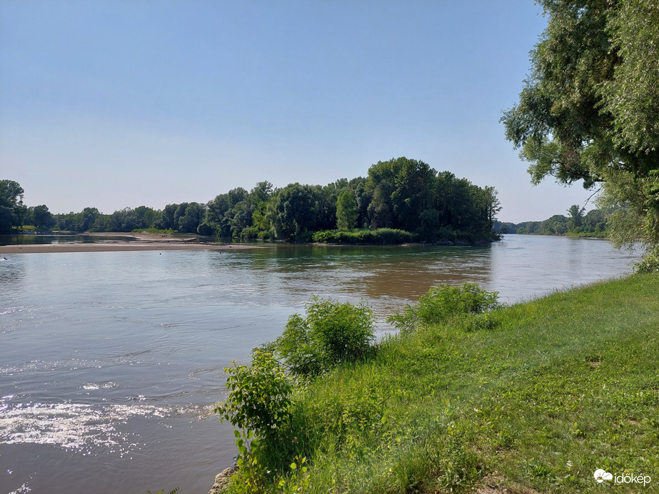 A Dráva és a Mura találkozása Őrtilosnál