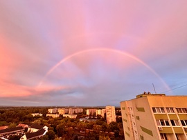 Szivárványos naplemente 